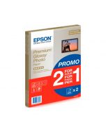 Epson Premium Glossy Photo Paper 255g/m2, A4 - 2 X 15 kpl