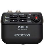 Zoom F2-BT 32-bit Field Recorder -audiotallennin, musta